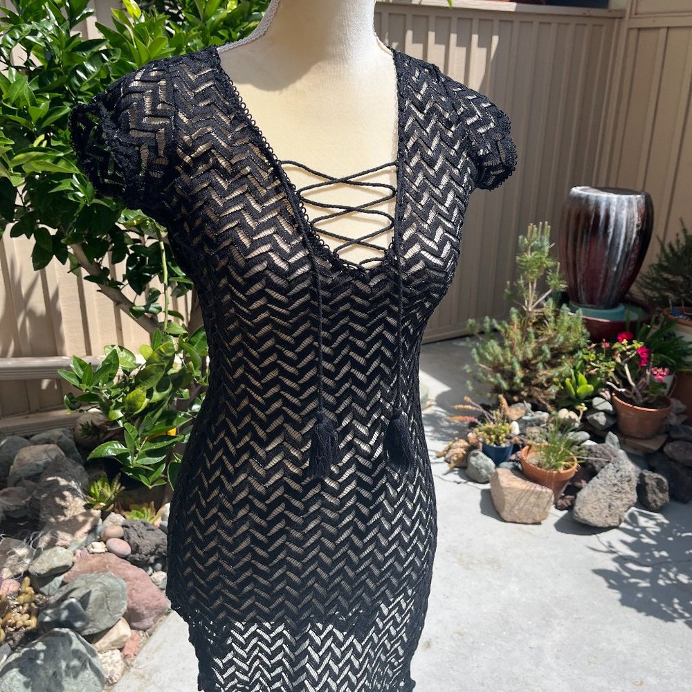 Sheer swim cover /dress